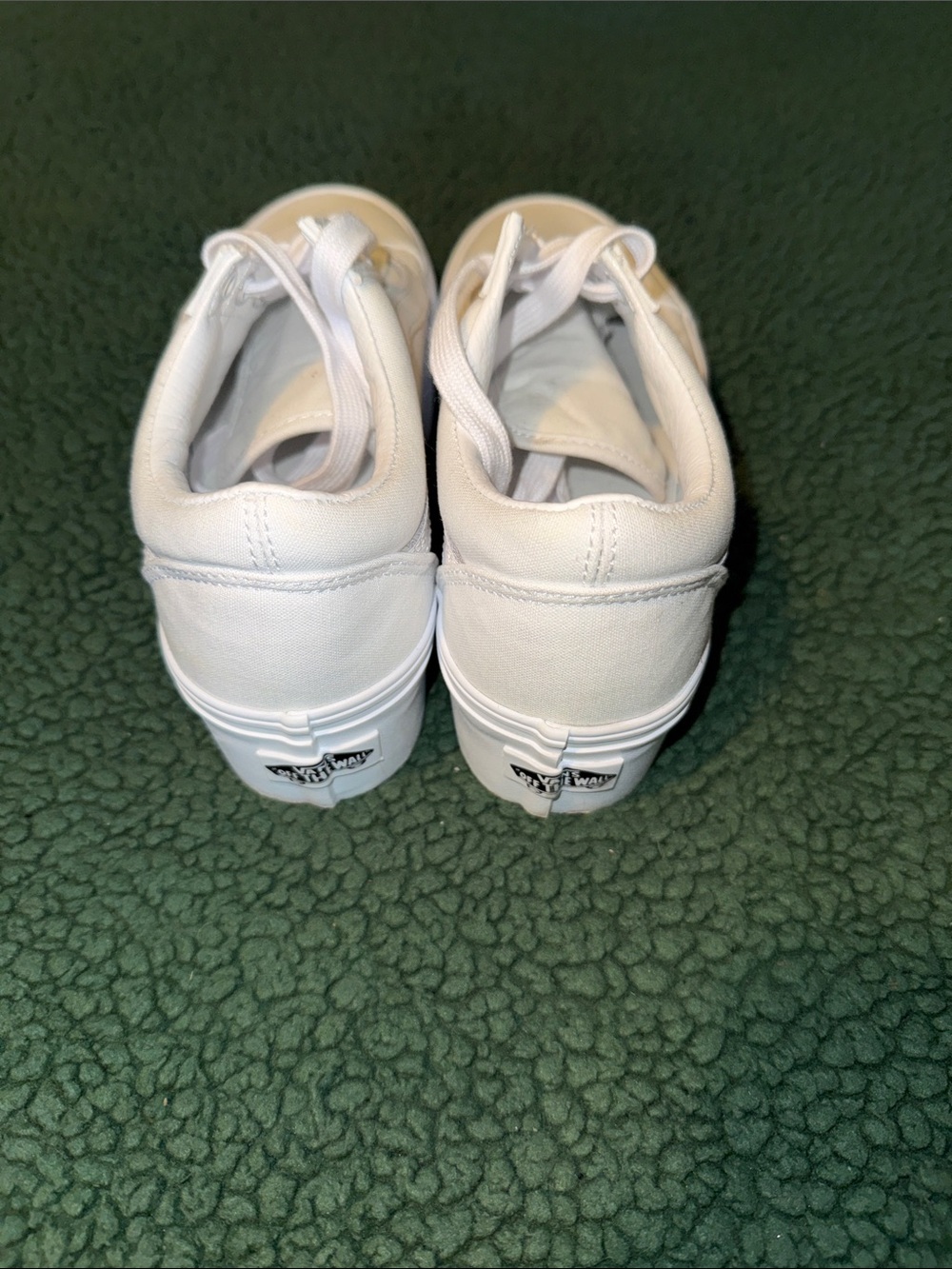 Vans Platform Classic White Canvas Sneakers